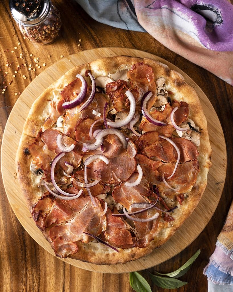 Spicy Capicola Pizza North Vancouver Roma Italian Restaurant